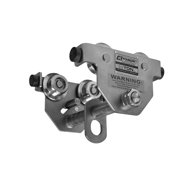 OZSS05PBT Stainless Steel Push Beam Trolley .5 T