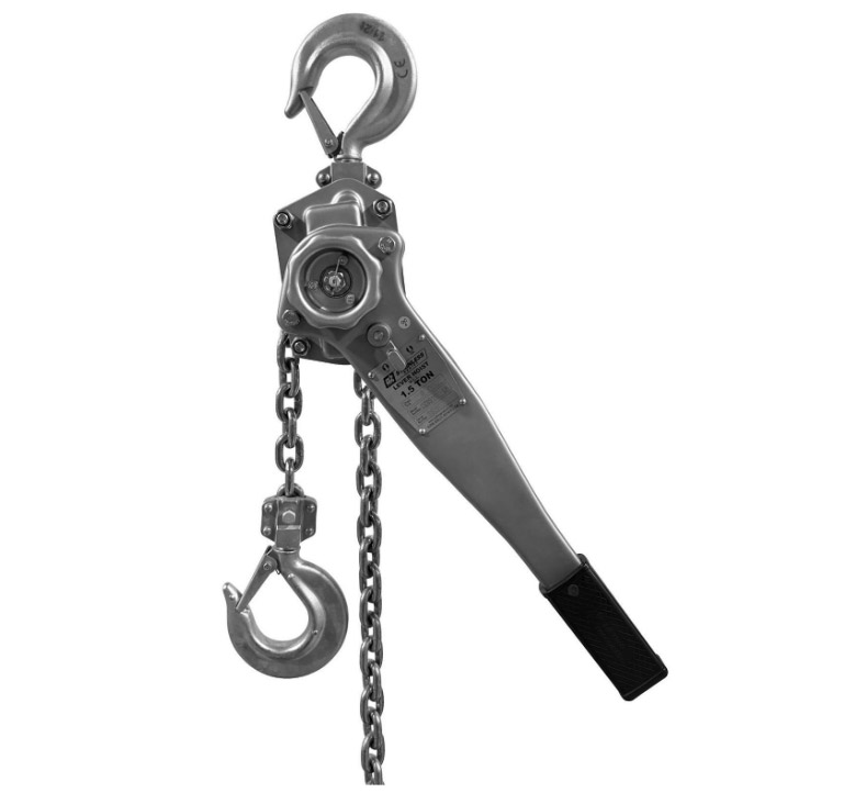 OZSS150-10LH Stainless Steel Lever Hoist 1.5 T 10 FT LIFT