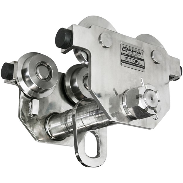 OZSS2PBT Stainless Steel Push Beam Trolley 2 T
