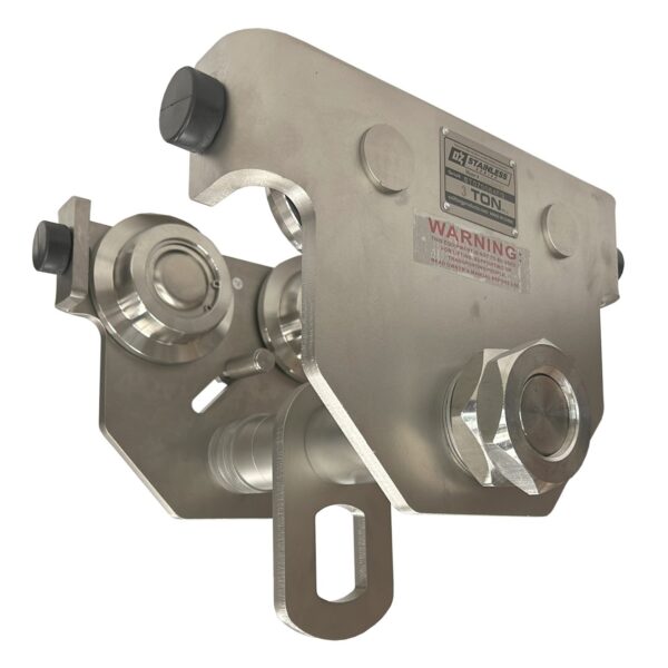 OZSS3PBT Stainless Steel Push Beam Trolley 3 T