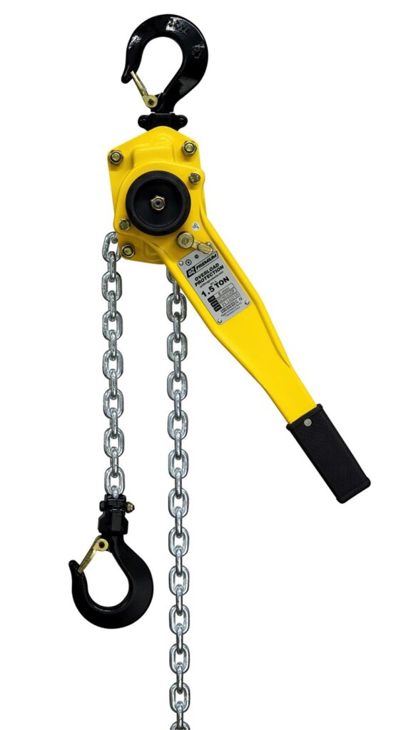 OZ150-10LHOP 1.5 T Premium Lever Hoist 10 ft. lift with overload protection