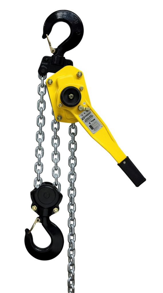 OZ600-10LHOP 6 T Premium Lever Hoist 5 ft. lift with overload protection