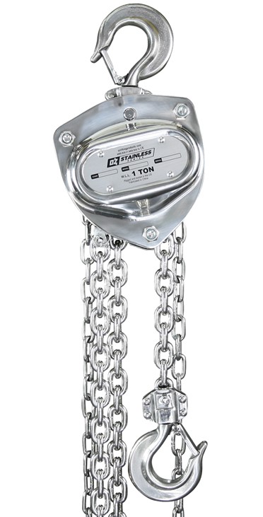 OZSS010-10CH 1 T Stainless Steel Chain Hoist 10 ft. lift