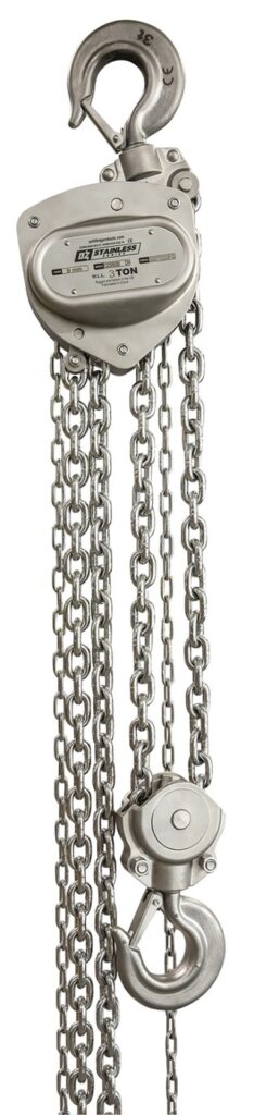 OZSS030-10CH 3 T Stainless Steel Chain Hoist 10 ft. lift