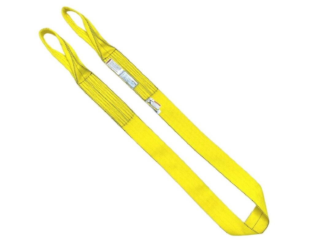 4" Width 3 FT 2 PLY Liftex Pro Edge Eye & Eye Flat Web Sling - CORE - Type III & IV Heavy Duty Premium Edge Type 3 Flat Eye (EE) & Type 4 Half-Twist Eye (TE)