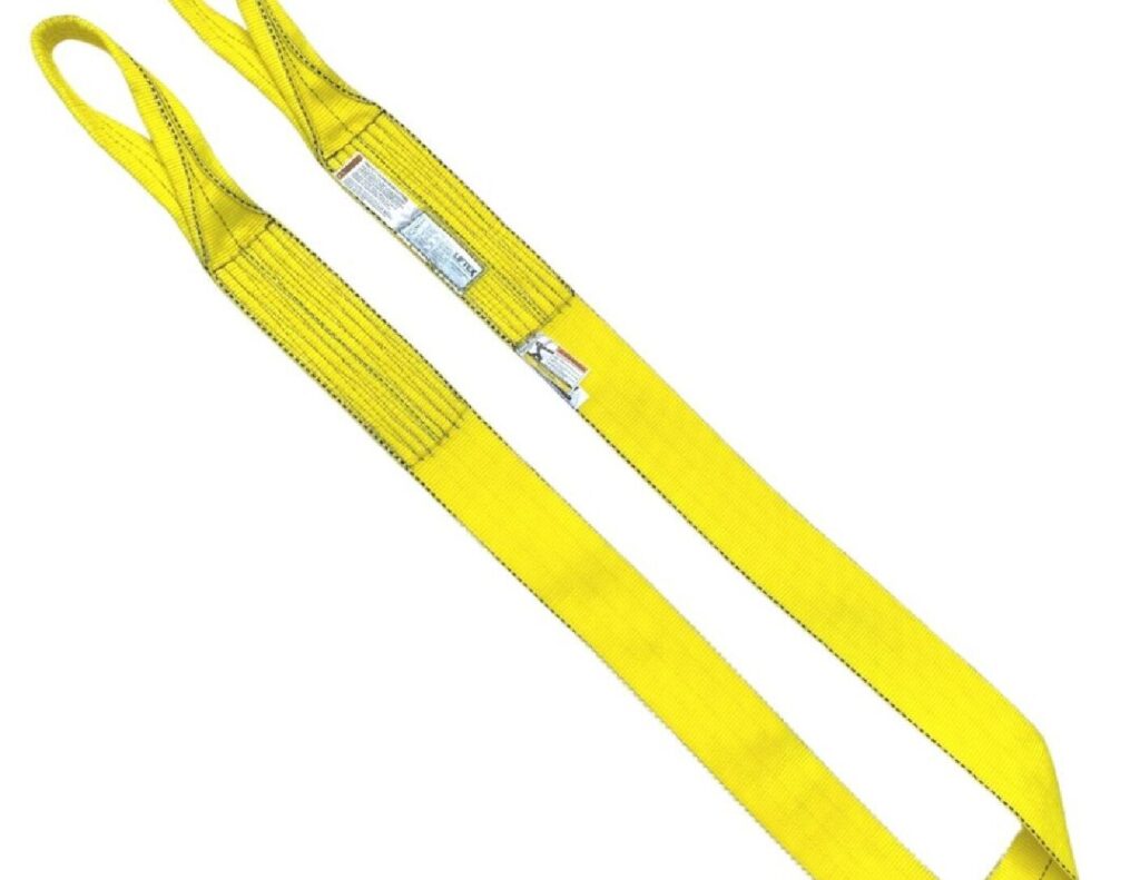 4" Width 3 FT 1 PLY Liftex Pro Edge Eye & Eye Flat Web Sling - CORE - Type III & IV Heavy Duty Premium Edge Type 3 Flat Eye (EE) & Type 4 Half-Twist Eye (TE)